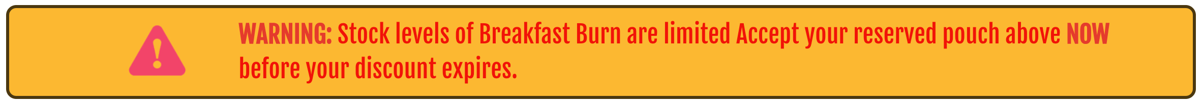 Breakfast Burn - WARNING
